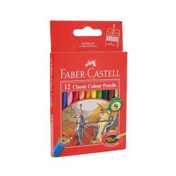 Faber Castell 12-Piece Classic Colour Pencils