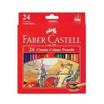 Faber Castell 24-Piece Classic Colour Pencils