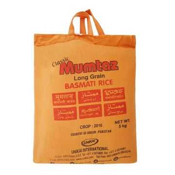 Mumtaz Long Grain Basmati Rice Big 5kg