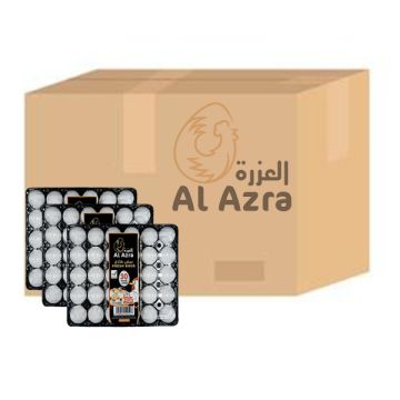 Al Azra White Eggs Large 30 Pieces, Tray of 12