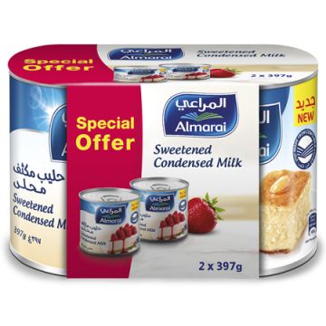 Almarai Sweet condensed Milk 397g Pack of 2