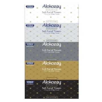 Alokozay Soft Facial Tissues 170 Sheets Pack of 5
