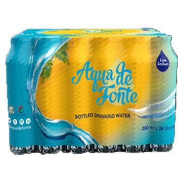 Aqua De Fonte Mineral Water 200ml Pack of 24