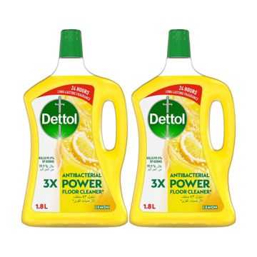 Dettol Floor Cleaner 3X Power 1.8L Twin Pack
