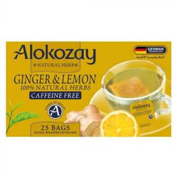 Alokozay Ginger&Lemon tea Bags 25s