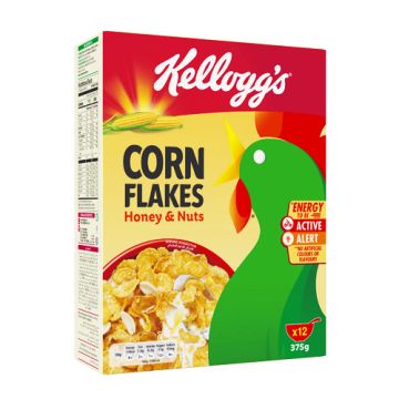 Kelloggs Corn Flakes Honey & Nuts 375g