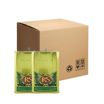 R.S Pure Olive Oil Tin 4Ltr, Box of 4