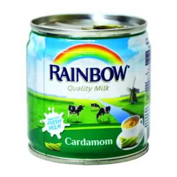 Rainbow Evaporated Milk Cardamom 160ml