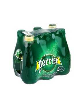 Perrier Carbonated Mineral Water 200ml Pack of 6